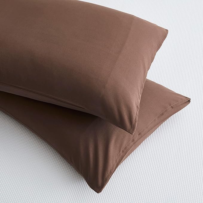 Travel Pillow Cases 14x20 Microfiber Pillow Cases Soft Comfortable Not Shrink Toddler Pillow Case Coffee Pillow Covers Envelope Style 2 Pack