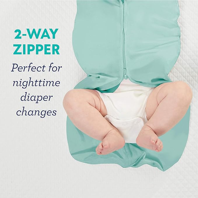 SwaddleMe Pod – Size Newborn, 0-2 Months, 2-Pack (Lil Wild One) No Wrap Zip-Up Newborn Swaddle Creates A Cozy Feeling for Baby and Helps Prevent Startle Reflex
