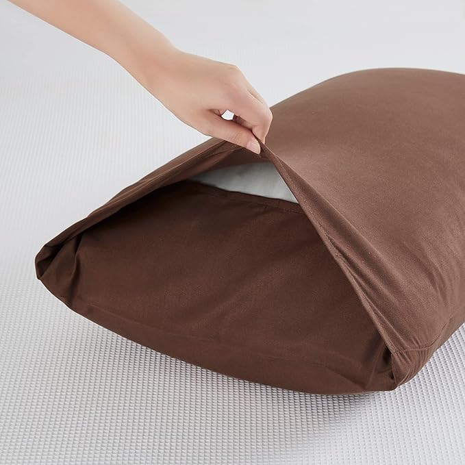Travel Pillow Cases 14x20 Microfiber Pillow Cases Soft Comfortable Not Shrink Toddler Pillow Case Coffee Pillow Covers Envelope Style 2 Pack