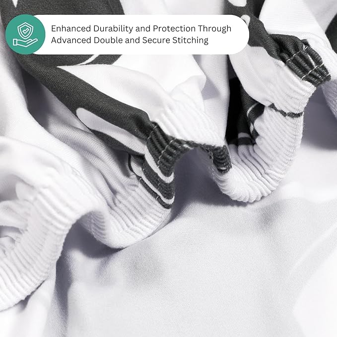 TansyPanda 33 x 20 Bassinet Sheets Compatible with Papablic, Maxi-COSI Iora, Baby Joy, and Many Other Bassinet Bedside Sleepers, 4PC, Ultra Soft, Breathable Snug Fit, Unisex Boys Girls (Ocean Fish)