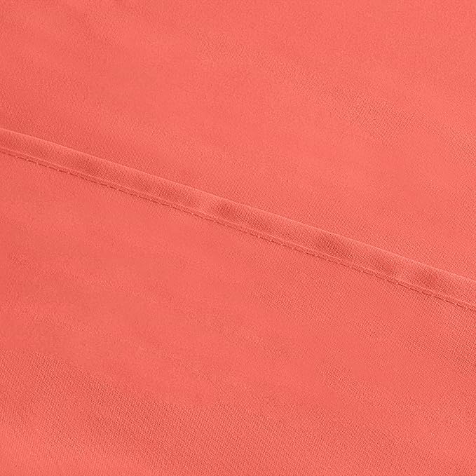 Utopia Bedding Queen Pillow Cases - 2 Pack - Envelope Closure - Soft Brushed Microfiber Fabric - Shrinkage and Fade Resistant Pillow Covers 20 X 30 Inches (Queen, Coral)