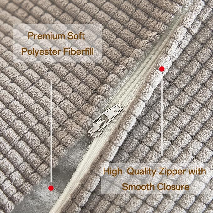 Back Pillow for Bed Sitting Up,Reading Pillow for Sitting in Bed Adult with Arm Pillow,Back Rest Pillow for Sitting in Bed with Pockets,While Gaming,Working,Watching,Large-Gray