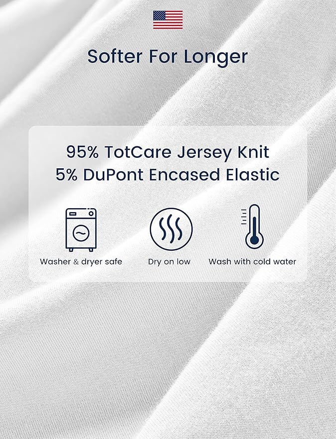 TotAha Cactus Crib Sheets (2-Pack) - Hypoallergenic, Silky Comfort, Buttery Soft, Calming Effect, All-Season Jersey-Knit Sheets, 9'' Extra Deep Pocket Baby Western Crib Sheet