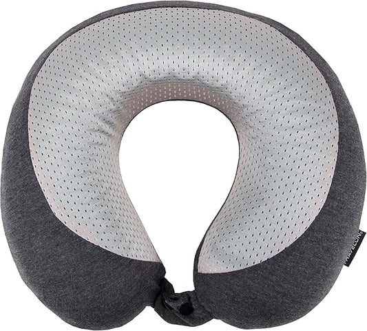 Travelon Cooling Gel Neck Pillow, Charcoal